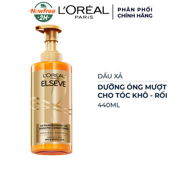 Dầu Xả L'Oreal Paris Dưỡng Tóc Suôn Mượt Tóc Cao Cấp 440ml
