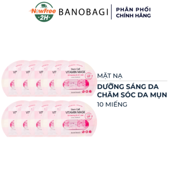 Mặt Nạ Banobagi Dưỡng Sáng, Chăm Sóc Da Mụn 30gx10 Miếng