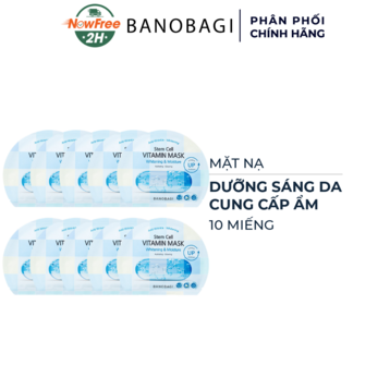Mặt Nạ Banobagi Dưỡng Sáng, Cấp Ẩm Cho Da 30gx10 Miếng