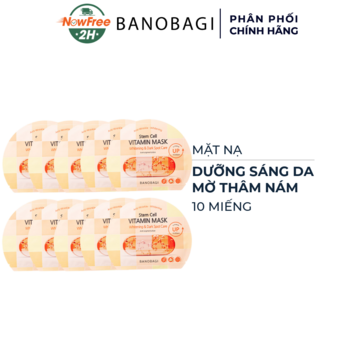 Mặt Nạ Banobagi Dưỡng Sáng Da, Mờ Thâm Nám 30gx10 Miếng