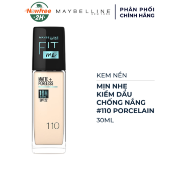 Kem Nền Maybelline Mịn Nhẹ Kiềm Dầu Chống Nắng #110 30ml