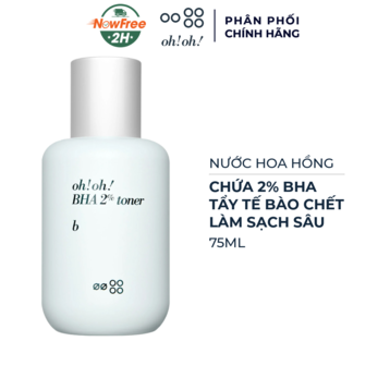 Toner oh!oh! 2% BHA Tẩy Tế Bào Chết, Làm Sạch 75ml