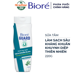 Sữa Tắm Bioré Guard Sạch Sâu Khuynh Diệp Thiên Nhiên 220g