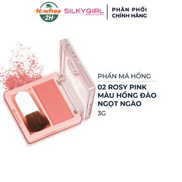 Phấn Má Hồng Silkygirl 02 Hồng Đào Ngọt Ngào