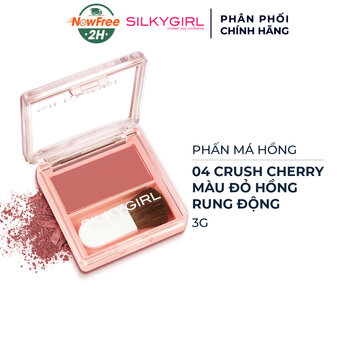 Phấn Má Hồng Silkygirl 04 Đỏ Hồng Rung Động