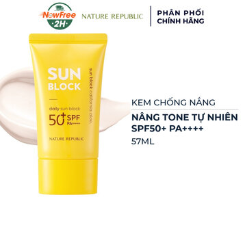 Kem Chống Nắng Nature Republic Nâng Tone Tự Nhiên 57ml