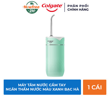 Máy Tăm Nước Colgate Cầm Tay Ngăn Thấm Nước Màu Xanh Bạc Hà