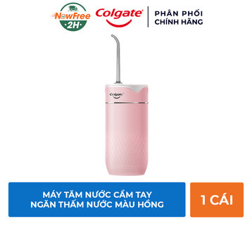 Máy Tăm Nước Colgate Cầm Tay Ngăn Thấm Nước Màu Hồng