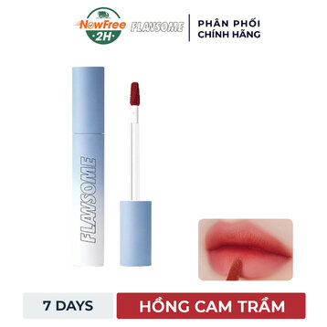 Son Trang Điểm Flawsome 7 Days - Hồng Cam Trầm 3g