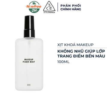 Xịt Khoá Makeup 3CE Không Nhũ Giúp Lớp Trang Điểm Bền Màu 100ml