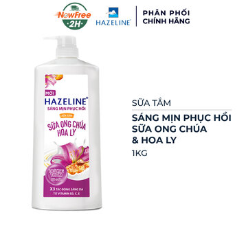 Sữa Tắm Hazeline Sáng Mịn Phục Hồi Sữa Ong Chúa &amp; Hoa Ly 1kg