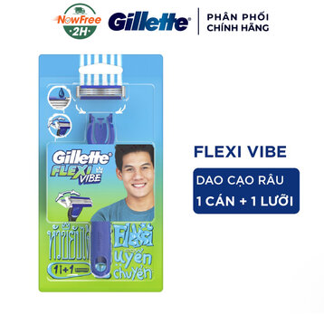 Dao Cạo Râu Gillette Flexi 4Up (Vỉ 1 Cán 1 Lưỡi)