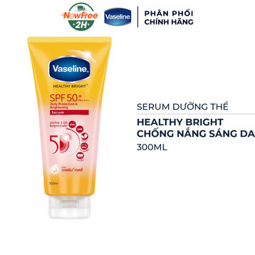 Serum Dưỡng Thể Vaseline Chống Nắng Sáng Da 300ml (Mới)
