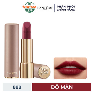 Son Môi Lancôme Mịn Lì Mềm Mịn #888 Đỏ Mận 3.4g