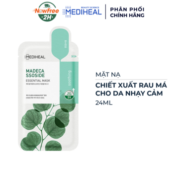 Mặt Nạ Mediheal Chiết Xuất Rau Má Cho Da Nhạy Cảm 24ml