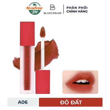 Son Kem Lì Black Rouge A06 Brick Red - Đỏ Đất 4.5g