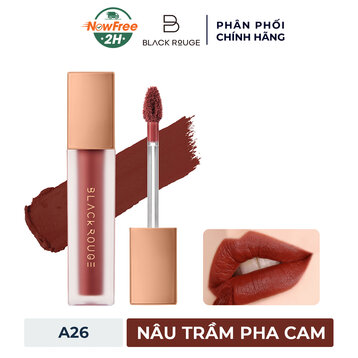 Son Kem Lì Black Rouge A26 Winter Moon Nâu Trầm Pha Cam 4.5g