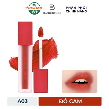 Son Kem Lì Black Rouge A03 Soft Red - Đỏ Cam 4.5g