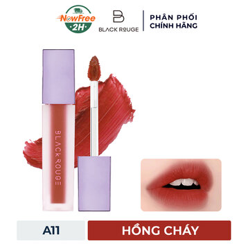 Son Kem Lì Black Rouge A11 Tanned Camellia Hồng Cháy 4.5g