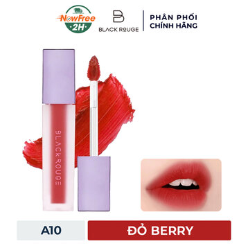 Son Kem Lì Black Rouge A10 Red Berry - Đỏ Berry 4.5g