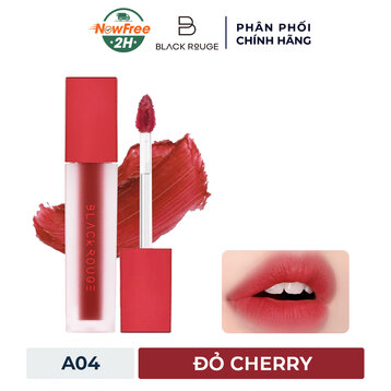 Son Kem Lì Black Rouge A04 Rasberry Syrup Đỏ Cherry 4.5g
