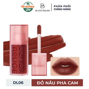 Son Tint Black Rouge DL06 Woody Layer Đỏ Nâu Pha Cam 4.1g