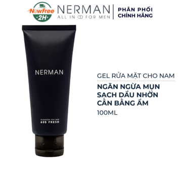 Gel Rửa Mặt Nerman Ngừa Mụn Cho Nam 100ml