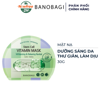 Mặt Nạ Banobagi Dưỡng Sáng, Thư Giãn Da (Xanh Lá) 30g