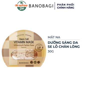 Mặt Nạ Banobagi Dưỡng Sáng, Se Lỗ Chân Lông (Nâu) 30g