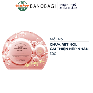 Mặt Nạ Banobagi Retinol Cải Thiện Nếp Nhăn (Hồng Đất) 30g