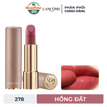 Son Môi Lancôme Mịn Lì Mềm Mịn #278 Hồng Đất 3.4g