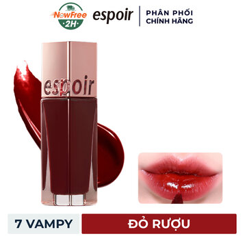 Son Tint Espoir Bóng Lì 7 Vampy - Màu Đỏ Rượu 8.5g