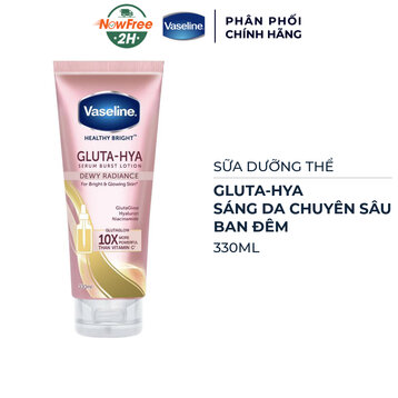 Sữa Dưỡng Thể Vaseline Sáng Da Chuyên Sâu Ban Đêm 330ml