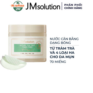Toner JMsolution Dạng Bông Cho Da Mụn 70 Miếng