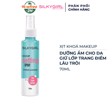 Xịt Khoá Makeup Silkygirl Giữ Lớp Trang Điểm Lâu Trôi 70ml