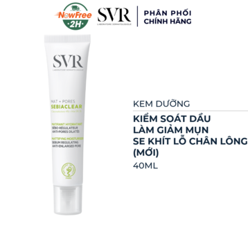 Kem Dưỡng SVR Kiềm Dầu, Se Khít Lỗ Chân Lông 40ml (Mới)
