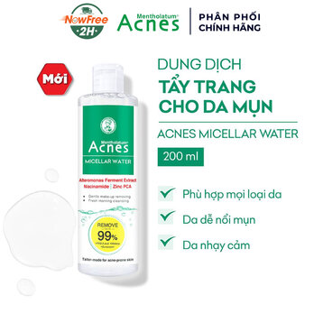 Dung Dịch Tẩy Trang Acnes Cho Da Mụn 200ml