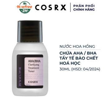 Nước Hoa Hồng Cosrx Tẩy Tế Bào Chết Hoá Học 30ml (HSD: 04/2024)