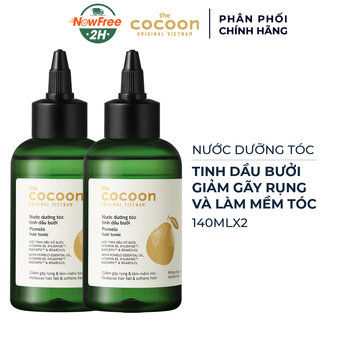 Combo 2 Nước Dưỡng Tóc Cocoon Tinh Dầu Bưởi Phiên Bản Mới 140ml