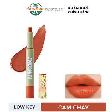 Son Môi Flawsome Low Key - Cam Cháy (Bản Holiday) 2g