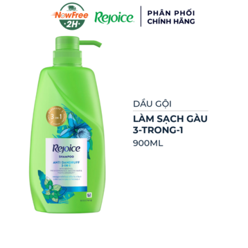 Dầu Gội Rejoice Làm Sạch Gàu 3 Trong 1 Chai 900ml