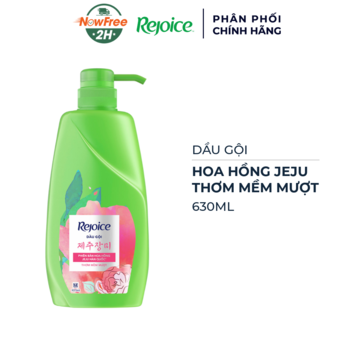 Dầu Gội Rejoice Hoa Hồng Jeju Hàn Quốc Thơm Mềm Mượt 630ml