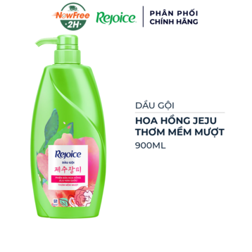 Dầu Gội Rejoice Hoa Hồng Jeju Hàn Quốc Thơm Mềm Mượt 900ml
