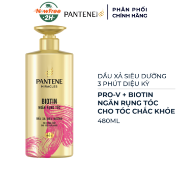 Dầu Xả Pantene 3 Phút Diệu Kỳ Ngăn Rụng Tóc 480ml