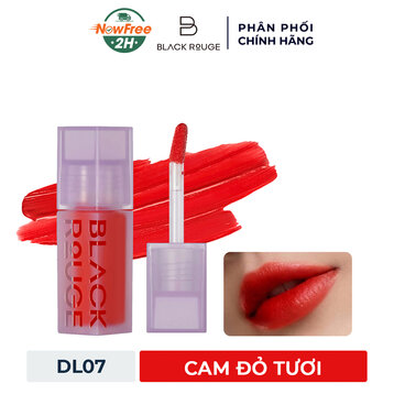 Son Tint Black Rouge DL07 Fauvism Red - Cam Đỏ Tươi 4.1g