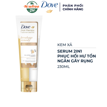 Kem Xả Dove Serum 2in1 Phục Hồi &amp; Ngăn Gãy Rụng 230ml