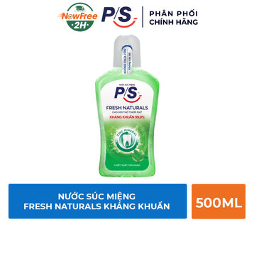Nước Súc Miệng P/S Fresh Naturals Kháng Khuẩn 500ml