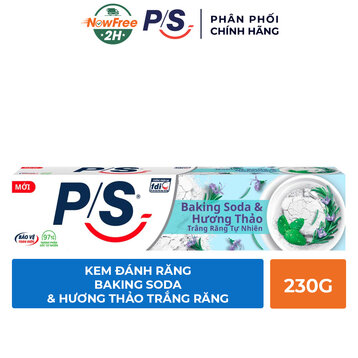 Kem Đánh Răng P/S Baking Soda &amp; Hương Thảo Trắng Răng 230g