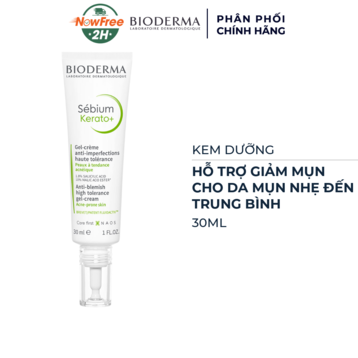 Kem Dưỡng Bioderma Giảm Mụn &amp; Thâm Mụn 30ml
