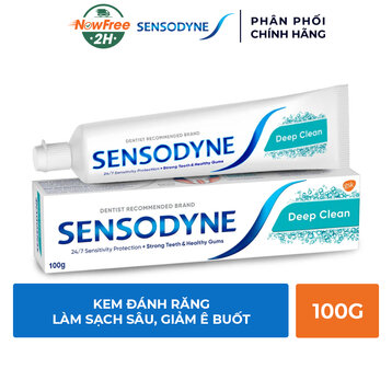Kem Đánh Răng Sensodyne Deep Clean Làm Sạch Sâu 100g